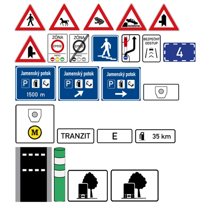 Nové dopravní značky od roku 2016