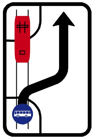 Sjíždění vozidel z tramvajového pásu - nová značka 2016