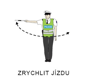 Zrychlit jízdu - Nové pokyny policistů při řízení provozu