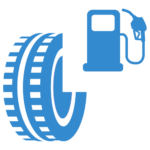 Štítek pro označení spotřeby paliva automobilu odporem pneumatik