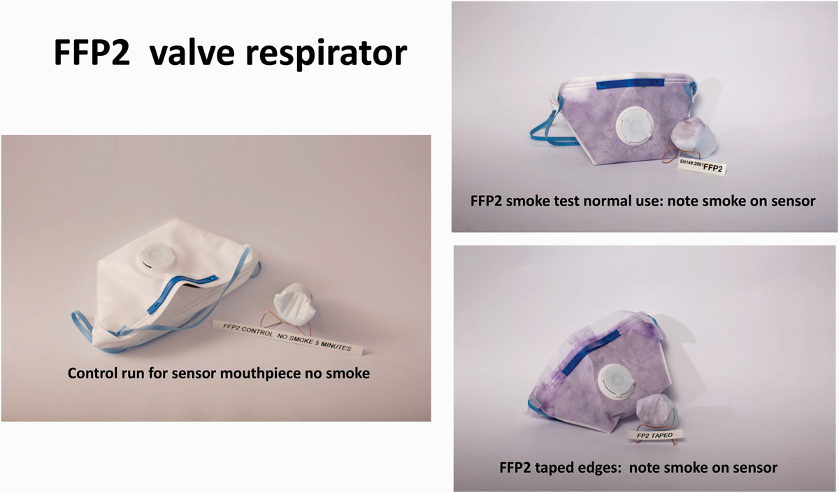 Průmyslový respirátor s filtrační třídou  FFP2 (obr. 4)
